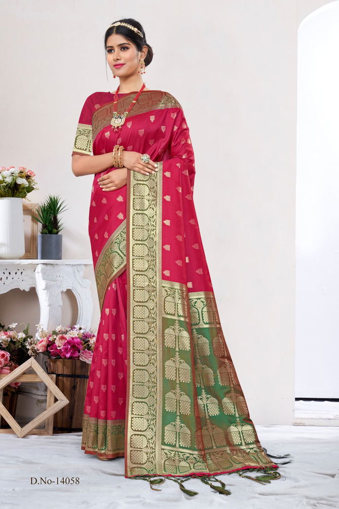 Bunawat Albeli Designer Banarasi Silk Sarees Catalog
